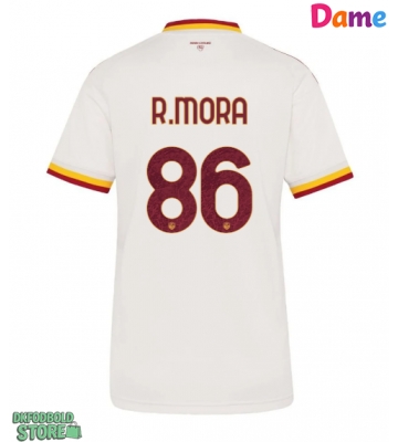 AS Roma Rodrigo Mora #86 Replika Udebanetrøje Dame 2026-27 Kortærmet